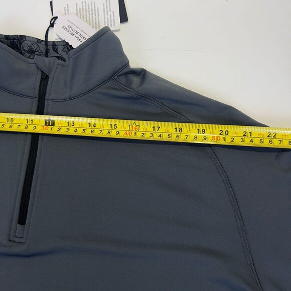 Swannies 1/4 Zip Mens XL Gray Repreve 23 Golf Performance Stretch Pullover Shirt - Picture 11 of 14